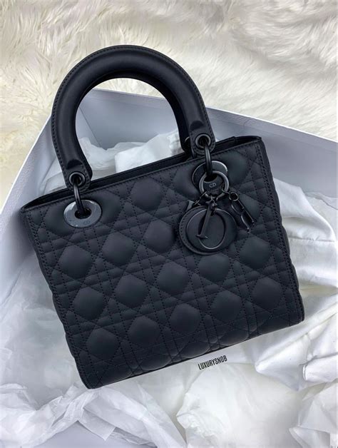 dior matte black|lady dior small price.